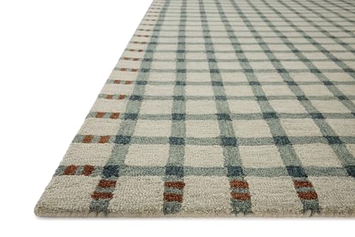 Loloi Magnolia Home by Joanna Gaines Waylon Collection WAY-02 Spa/Brick 2'-6" x 7'-6" Runner Rug - color: Spa / Brick, size: 2'6" x 7'6" (Rectangular)