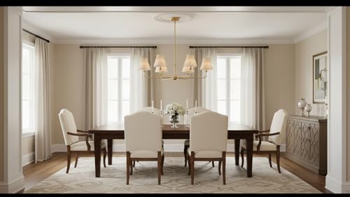 Aspen Creative 51002 Empire Clip On Chandelier Natural Palm Leaf Lamp Shade, 3" Top x 6" Bottom x 4-3/4" Slant Height - color: Palm Leaf