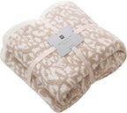 MH MYLUNE HOME Ultra Soft Leopard Throw Blanket (50x60 inches) Khaki Microfiber Blankets Plush Warm Reversible Cheetah Blanket Leopard Pattern Throw for Couch Bed Sofa, Khaki, 50"x60", 410GSM - color: Leopard Khaki, size: 50"x60" - 410 GSM
