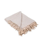 DII Diamond Throw Collection Cotton Woven, 50x60, White - color: White
