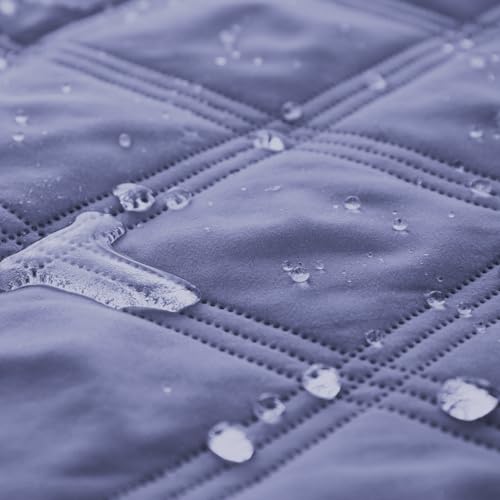Ameritex Waterproof Dog Bed Cover Pet Blanket with Anti-Slip Back for Furniture Bed Couch Sofa - color: Violetblue, size: 30x53 Inch (Pack of 1)