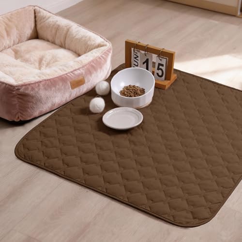 gogobunny 100% Double-Sided Waterproof Dog Bed Cover Pet Blanket Sofa Couch Furniture Protector for Puppy Large Dog Cat, Reversible (30x30 Inch (Pack of 1), Dark Chocolate/Light Chocolate) - color: Dark Chocolate/Light Chocolate, size: 30x30 Inch (Pack of