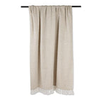 DII Woven Throw Collection 100% Cotton, Basketweave, 50x60, Stone - color: Stone, size: 50x60"