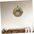 Woven Hanging Planter Basket for Indoor Outdoor Plants Boho Wall Basket Decor Large Woven Flower Pot for Garden Balcony Courtyard Stylish Home Greenery Display