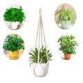 Plant Hanger Indoor Hanging Planter Basket for Indoor Outdoor Boho Home Decor 35 Inch, Ivory, Set of 1 (POTS NOT Included)