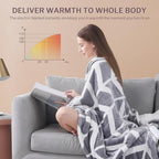 VENTIMI Electric Heated Blanket Full Size, 72" x 84" Heated Blanket with 9 Heat Levels & 2 to 10 Hours Auto Off, Fast Heating Blankets with ETL & FCC Certification, Grey - color: Grey, size: Full