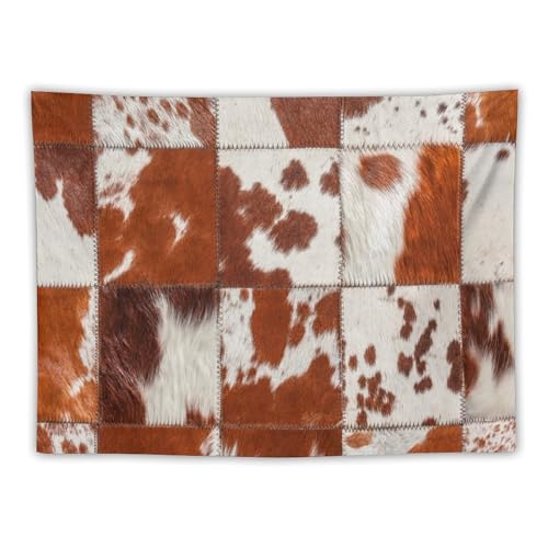 DDCBNS Cowhide Tapestry Wall Hanging,3D Printed Cow Fur Farm Animal Skin Print Brown Wall Hanging Tapestry Wall Art Home Décor for Bedroom Living Room Dorm Wall Décor 40" x 30" - color: Animal Skin_8, size: 40"L x 30"W