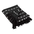 DII Woven Loop Throw Collection, 50x60, Black - color: Black