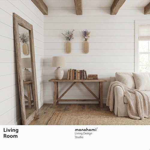 2 Pack Wooden Wall Vase Set, Modern Farmhouse Boho Hanging Planters for Dried Flowers Faux Plants, Wall Decor for Living Room, Bedroom, Bathroom, Entryway, Hallway with Mounting Hardware - color: Natural
