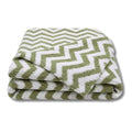Living Textiles Sage Chevron Chenille Soft Baby Blanket Knitted Reversible Premium Cozy Fabric for Best Comfort -Infant,Toddler,Newborn,Swaddle,Nursery,Boy,Girl,Unisex,Throw,Crib,Stroller,Gift 40x30in - color: Sage Chevron