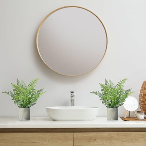 FAVOWREATH 2 Pack Small Fake Plants Potted Artificial Plants Indoor for Home Decor Office Room Farmhouse Indoor Table Bathroom Decor - color: Green
