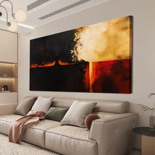 Canvas Wall Art Decor Wall Art Pictures For Living Room Abstract Art Black Red Vintage Wall Art Decor Art Work Decoration Modern Abstract Wall Art Prints For Bedroom Office Kitchen Wall Decor 20"x40" - color: XY-D, size: 40"L x 20"W