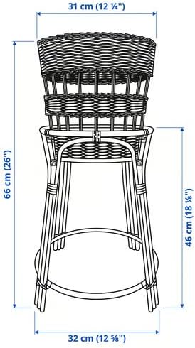 Handmade Rattan Plant Stand with Removable Basket – Boho Indoor Flower Pot Holder, Natural Ioor Plant Stand with Basket – 26" Max Height,
