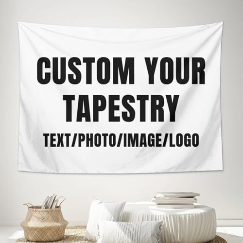Personalized Tapestry Custom Tapestry Upload Images Banners and Signs Customize For Bedroom Tapestrys Decor Living Room Home - size: 90"L x 60"W