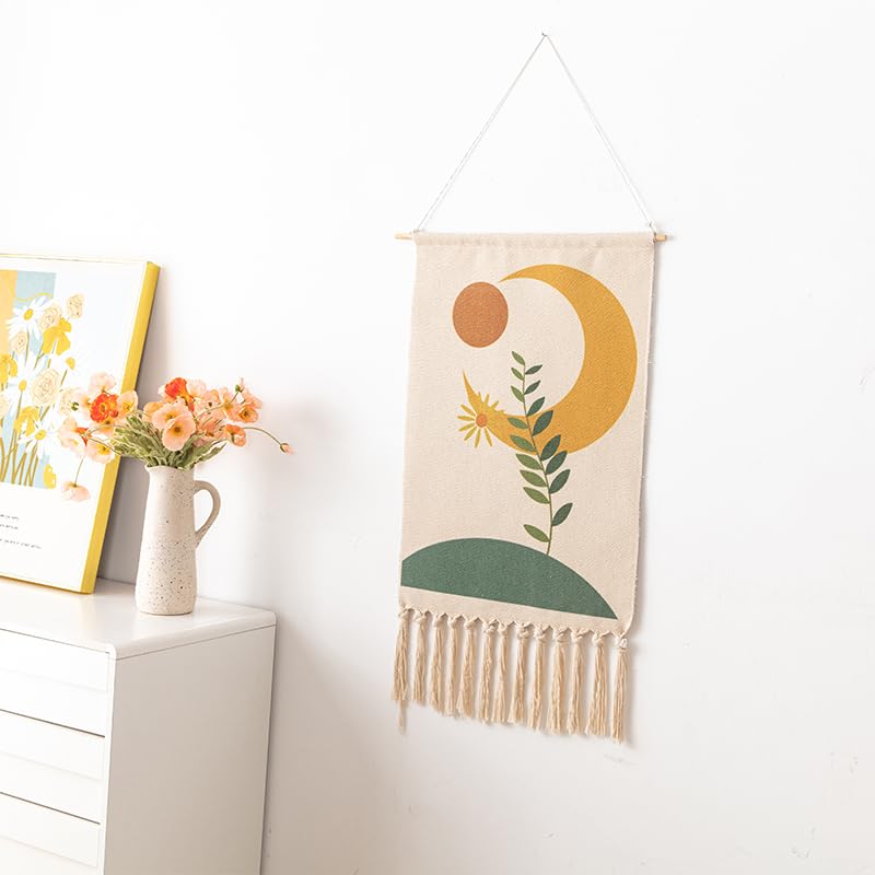 BMIDRUT Wall Hanging Macrame Woven Tapestry Bohemian Tapestries Art Tapestry for Home Apartment Dorm Room Backdrop 20x35 Inch - color: C2