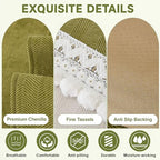 VClife Modern Couch Cover, Non Slip Dog Sofa Cover, Green, 35.4" x 35.4" | Pet-friendly Sofa Covers, Scratch-resistant, Waterproof, Non Slip That Stay Firmly In Place, Durable and Machine Washable - color: 01# Green, size: 35.4" x 35.4"