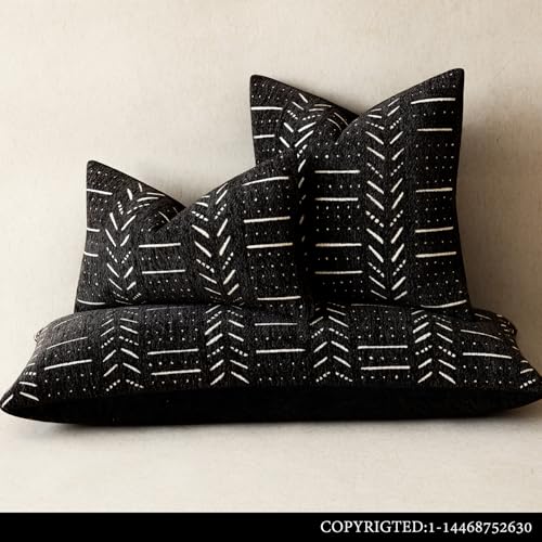Home Décor Decorative Boho Chenille Throw Pillow Covers Textured Neutral Cozy Cushion Covers Soft Farmhouse Body Pillowcase for Couch Sofa Chair Bed Living Room, 14×36 Inch, 1 Piece, Black - color: Black, size: 36" x 14" (Pack of 1)