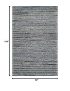 SAFAVIEH Cape Cod Collection Area Rug - 6' x 9', Blue & Natural, Handmade Flat Weave Braided Jute & Cotton, Ideal for High Traffic Areas in Living Room, Bedroom (CAP363A) - size: 6' x 9' (Rectangular)