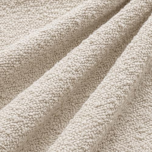 MIULEE Pack of 4 Decorative Textured Boucle Throw Pillow Covers 18x18 Inch Beige Accent Solid Pillow Cases Soft Couch Cushion Covers for Modern Farmhouse Boho Chair Sofa Bed Livingroom Home Decor - color: Beige, size: 18" x 18" (Pack of 4)