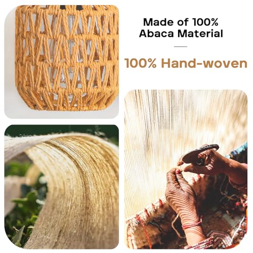 3-Light Bathroom Vanity Light Fixtures, Rustic Style Rattan Bathroom Wall Sconce with Handmade Bamboo Woven Boho Wicker Lampshade, Farmhouse Wooden Bracket, Suit for Stairway Bedroom and Hallway - color: 3-Light