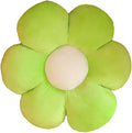 lannery Flower Plush Throw Pillows, Flower Floor Pillow Seating Cushion Toy for Reading, Room, Watching TV (19.7", Green)