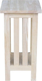 International Concepts Mission Plant Stand, 24-Inch High, Solid Parawood, Unfinished