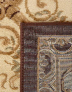 Unique Loom Versailles Collection Area Rug - Henry (2' 7" x 10' Runner Brown/Cream) - color: Brown/Cream, size: 2'7" x 10' (Runner)