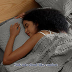 PHF 100% Cotton Waffle Pillow Shams Standard Size, 2 Pack 20" x 26" Soft Skin-Friendly Pillowcases, No Filling, Aesthetic Woven and Breathable Waffle Weave Pillow Case Covers for Bed, Dark Grey - color: Dark Grey, size: 26" x 20" (Pack of 2)