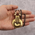 Leather Necklace for Women Long Boho Pendant Hippie Choker Necklace Bohemian Layered Leather Rope Wooden Jewelry Gifts - style: Hippy Necklace