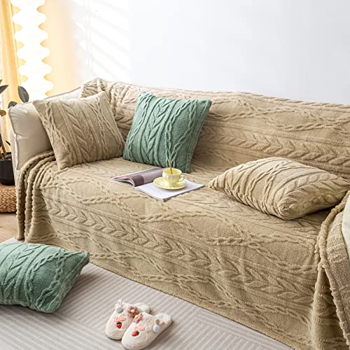 YUSOKI Sherpa Twin XL Blanket-3D Stylish Design Super Soft Fuzzy Cozy Warm Blanket Thick Plush Fluffy Furry Blankets for Teen Girls Women Couch Bed Sofa Chair Men Boys Gift(Tan,65"x90") - color: Tan-(without Pillows), size: Twin XL (65" x 90")