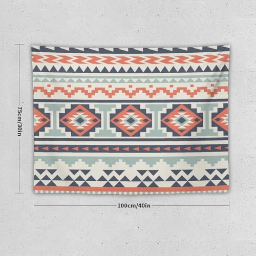 Bohemian Aztec Tapestry, Abstract Geometric Tribal Vintage Colorful Pattern Tapestries Home Decor for Living Room Bedroom Decoration 40in Wx30in H (102×76cm) - color: Bohemian Tapestry-16, size: 40in"Wx30in"H (102×76cm)