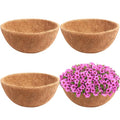 Y&M Set of 4 16 Inch Pre-Formed Round Coco Fiber Hanging Basket Liner,Coco Replacement Liner - 4p - size: 4pcs 16in