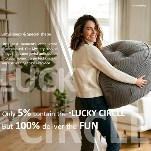11" Thick Washable Floor Pillow for Adults, Yoga & Meditation Cushion with Handle, Square Large Pillows Seating with Removable Tufted Corduroy Cover for Tatami Living Room Board Games, Blind Shape - color: Blind Shape