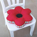 vctops Flower Shaped Chair Pad Farmhouse Polka Dot Chair Seat Cushion Pad Soft Comfy Cotton Cushion Pillow (302-2 Red, 16"x16") - color: 302-2 Red
