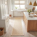 SAFAVIEH Natural Fiber Collection Runner Rug - 2' x 8', Cream, Sisal, Woven Design with Border (NF525A) - color: Creme, size: 2' x 8' (Runner)