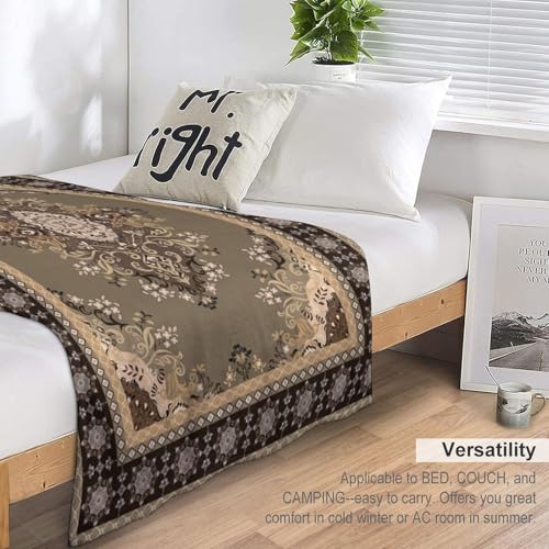 Boho Throw Blanket,Vintage Elegant Country Rustic Farmhouse Pattern Soft Throw Blanket for Couch Sofa Camping Office Travel Home Bedroom Decor All Seasons 30"x40" - color: Boho-12, size: 30x40in