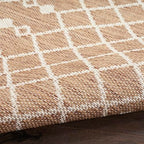Nourison Home Positano Jute 12' x Square Area Rug - Easy Clean, Non Shedding, Bed Room, Living Room, Dining Room, Kitchen (12' x Square) - color: Jute, size: 12' x 12' (Square)