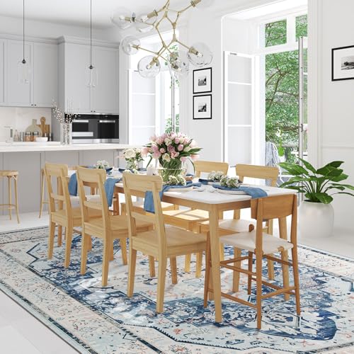 DECOMALL Maila Machine Washable Rugs 5x8ft, Traditional Oriental Blue Rug,Vintage Distressed Large Rugs Carpet for Living Room Bedroom - color: 09blue, size: 5' x 8' (Rectangular)