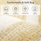 Asrug Imitation Jute Low Pile Round Rug Area Rug Washable Non-Slip Circle Rug Soft Plush Touch Circle Rugs Round for Kitchen Bathroom Living Bedroom Nursery, Carpet 3ft /36 inch/91 cm Beige/Brown - color: Beigebrown, size: 3ft