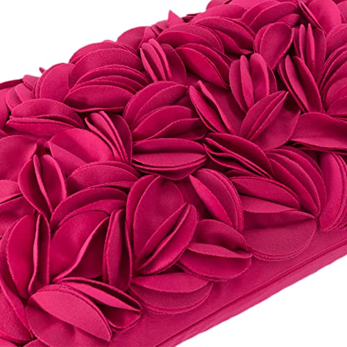 KINGROSE 3D Flower Cushion Cover Home Decorative Throw Pillow Cover Rectangular Pillowcase Sham for Couch Bed Living Room Sofa 12 x 20 Inches Velvet Rose Red - color: Rose Red - Velvet