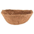 Arcadia Garden Products Extra Durable CB52 18-inch Coco Liner for Half Round Circle Wall Mounted Planters, Natural Coconut Fiber Replacement Liner for Garden Outdoor Flower Pots - size: 18-Inch, style: Wall Manger