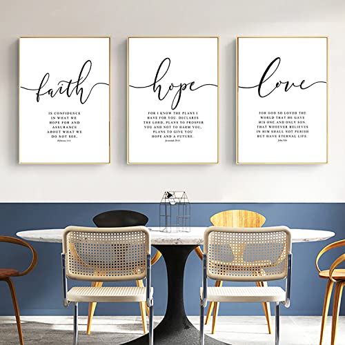 Bible Verses Wall Art Decor Scripture Canvas Wall Art Inspirational Bible Quote Wall Decor Scripture Posters Spiritual Christian Artwork Pictures Wall Painting for Living Room 16x24 Inch Unframed - color: Bible Verse Art - One, size: 16x24 Inch Unframed