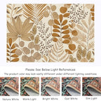 1.5 x 2.5ft Washable Rugs for Living Room Boho Flower Printed Area Rug Ultra Thin Rugs Carpet Non-Slip Distressed Carpet Aesthetic Area Rugs - color: Golden Beige and Soft Cream, size: 1.5 x 2.5ft / 18 x 30in / 45 x 75cm
