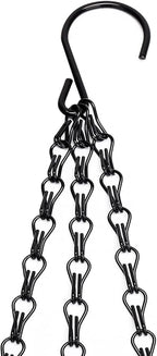 Hanging Baskets Chains 23 Inches 3 Leads Hanging Chains Flower Pot Hanger Replacement Plant Hangers for Planters and Lanterns, Pack of 3 (3 Legs)