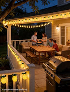 12FT Pineapple String Lights – 20 LED Warm White Tropical Fairy Lights, UL Certified, IP44 Waterproof for Tiki Bar, Luau, Patio & Christmas - color: Yellow/white