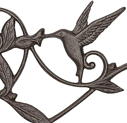 Mkono 2 Pack Hanging Plant Bracket Hook Iron Decorative Plant Hanger for Flower Basket Bird Feeder Wind Chime Lanterns