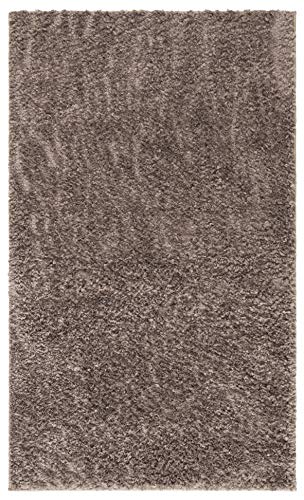 SAFAVIEH August Shag Collection Accent Rug - 2' x 3', Taupe, Solid Design, Non-Shedding & Easy Care, 1.2-inch Thick Ideal for High Traffic Areas in Entryway, Living Room, Bedroom (AUG900R) - color: Taupe, size: 2' x 3' (Rectangular)