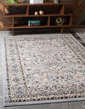 Unique Loom Sialk Hill Collection Area Rug - Washington (2' 2" x 3' 1" Rectangle, Gray/ Black) - color: Gray/Black, size: 2'2" x 3'1" (Rectangular)
