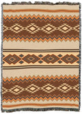 Pure Country Weavers Parchment - Western Tapestry Throw Blanket Woven from Cotton - Made in The USA (72x54) - color: Parchment