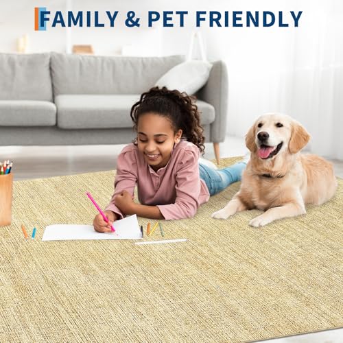 Washable Runner Rug 2x6 Modern Solid Color Kitchen Runner Mat Minimalist Plain Long Runner Rug for Entryway Bedroom Bedside Non Slip Low Pile Boho Accent Solid Runner Rugs for Nursery, Tan 2'x6' - color: Tan, size: 2' x 6' (Runner)